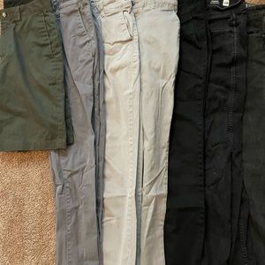 6 pairs of jeans/pants and 1 short